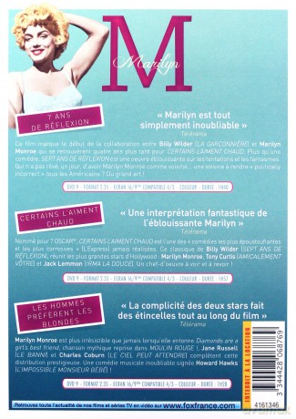 Marilyn Monroe: The Seven Year Itch / Some Like It Hot / Gentlemen Prefer Blondes [BOX] [3DVD]