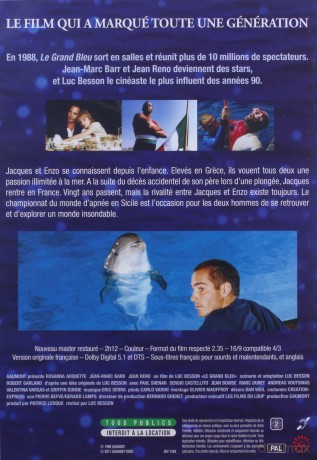 The Big Blue (Wielki błękit) [2DVD]