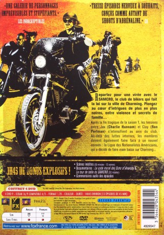 Sons of Anarchy Season 2 (Synowie Anarchii) [BOX] [3DVD]