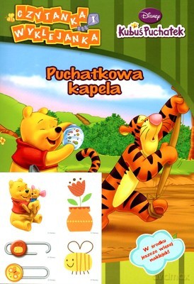 Kubuś Puchatek Puchatkowa Kapela Czytanka Wyklejanka [KSIĄŻKA]