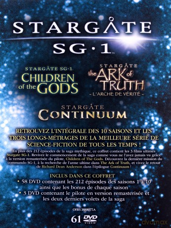 Stargate SG-1 (Gwiezdne wrota) [61DVD]