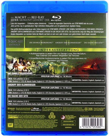 Gwiezdne Wojny I-III [3xBlu-Ray]