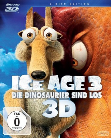 Ice Age: Dawn of the Dinosaurs (Epoka lodowcowa 3: Era dinozaurów) [Blu-Ray 3D]+[Blu-Ray]