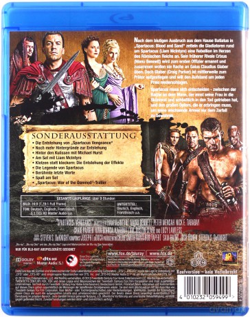Spartacus: Vengeance (Spartakus: Krew i piach) [4xBlu-Ray]