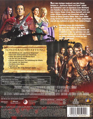 Spartacus: Vengeance (Spartakus: Krew i piach) [4xBlu-Ray]