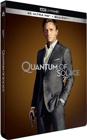 007 James Bond Quantum of Solace (steelbook) [Blu-Ray 4K]+[Blu-Ray]