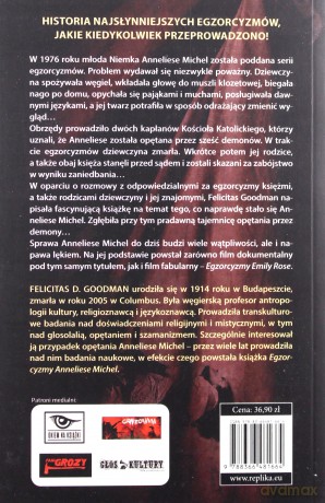 Egzorcyzmy Anneliese Michel. Historia prawdziwa - D. Goodman Felicitas [KSIĄŻKA]
