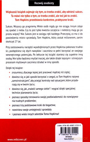 Jak odnieść sukces - przewodnik Toma Hopkinsa - Tom Hopkins [KSIĄŻKA]
