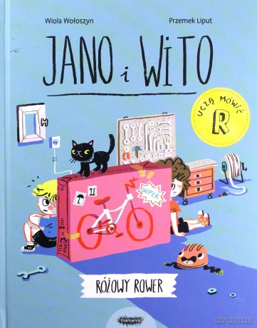 Jano i Wito uczą mówić. Różowy rower - Wiola Wołoszyn [KSIĄŻKA]