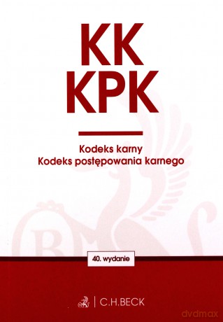 KK. KPK. Kodeks karny. Kodeks postępowania karnego. Edycja Prokuratorska WYD.40/2020. Stan prawny: 1 września 2020 r. [KSIĄŻKA]