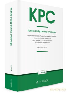 KPC. Kodeks postępowania cywilnego oraz ustawy towarzyszące WYD.7/2020. Stan prawny: 1 września 2020 r. [KSIĄŻKA]