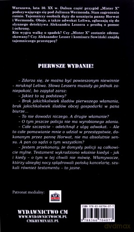 Kryminały przedwojennej Warszawy (Tom 90) Mister X część 2 - Marek Romański [KSIĄŻKA]