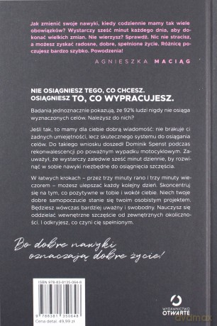 Moc sześciu minut. Codziennik motywacyjny - Spenst Dominik [KSIĄŻKA]