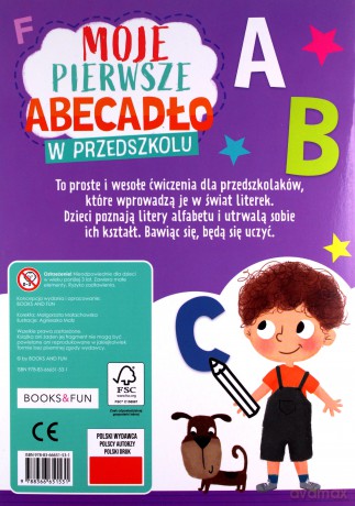Moje pierwsze abecadlo w przedszkolu [KSIĄŻKA]