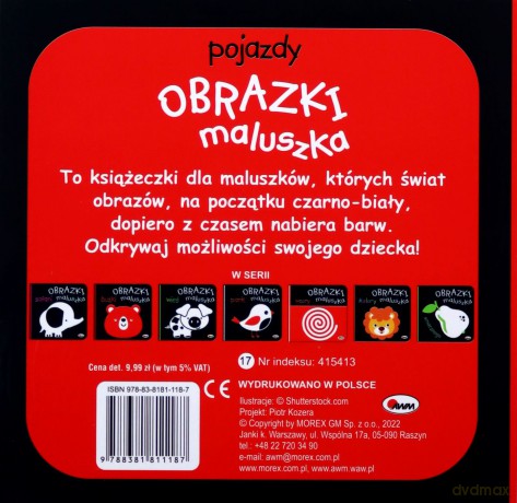 Obrazki maluszka. Pojazdy [KSIĄŻKA]