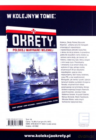 ORP Gryf. Okręty polskiej marynarki wojennej (Tom 16) [KSIĄŻKA]