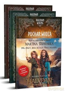 Pakiet filmowy Halvdan Wiking. Puchar wodza, Grób obcego, Wilcze serce - Martin Widmark [KSIĄŻKA]