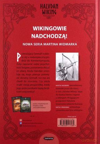 Pakiet filmowy Halvdan Wiking. Puchar wodza, Grób obcego, Wilcze serce - Martin Widmark [KSIĄŻKA]