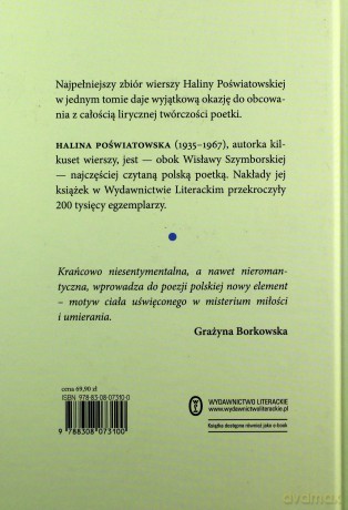 Wszystkie wiersze - Halina Poświatowska [KSIĄŻKA]