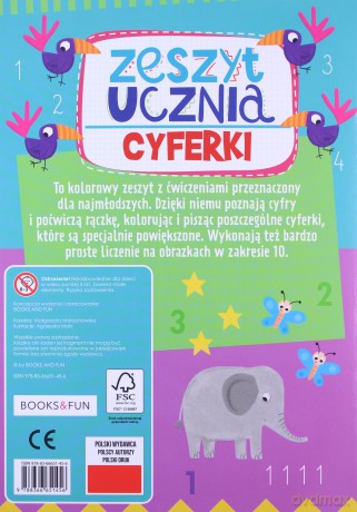 Zeszyt ucznia Cyferki [KSIĄŻKA]