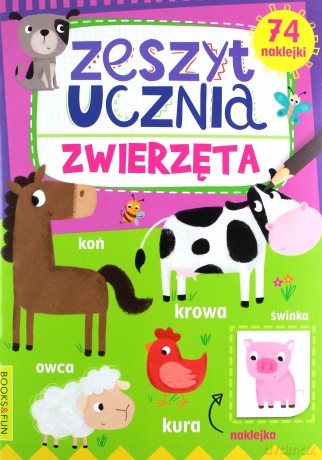 Zeszyt ucznia Zwierzeta [KSIĄŻKA]