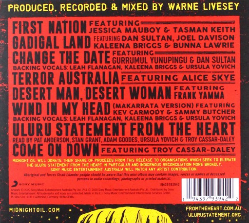 Midnight Oil: The Makarrata Project [CD]