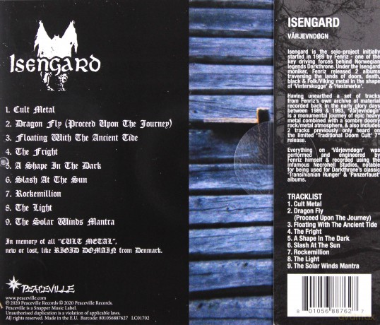 Isengard: Varjevndogn [CD]