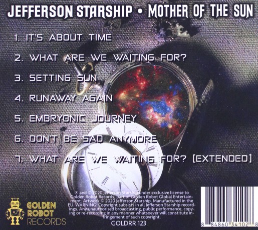 Jefferson Starship: Mother Of The Sun [CD]