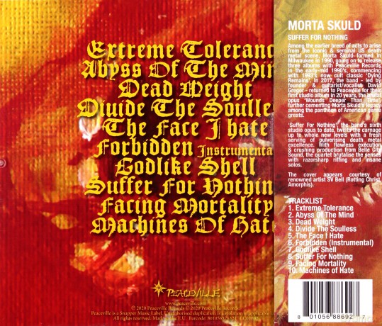 Morta Skuld: Suffer For Nothing [CD]