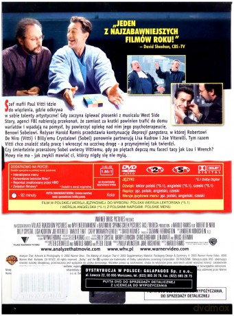Nawrót depresji gangstera [DVD]