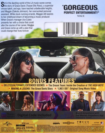 The High Note (Na topie) [Blu-Ray]+[DVD]