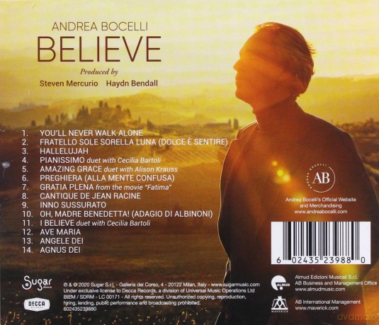 Andrea Bocelli: Believe (PL) [CD]