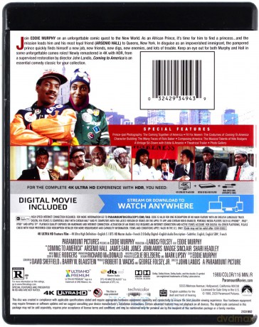 Coming to America (Książę w Nowym Jorku) [Blu-Ray 4K]+[Blu-Ray]