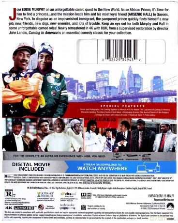 Coming to America (Książę w Nowym Jorku) [Blu-Ray 4K]+[Blu-Ray]