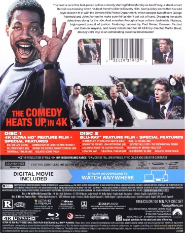 Beverly Hills Cop (Gliniarz z Beverly Hills) [Blu-Ray 4K]+[Blu-Ray]