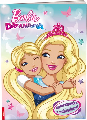 Barbbie Dreamtopia Kolorowanka z naklejkami NA-1401 [KSIĄŻKA]