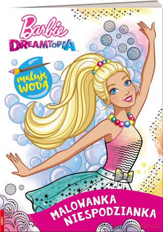 Barbie Dreamtopia Malowanka, niespodzianka MWN-1401 [KSIĄŻKA]