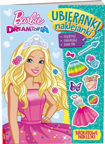 Barbie dreamtopia Ubieranki, naklejanki SDU-1401 [KSIĄŻKA]
