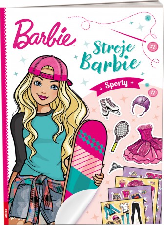 Barbie stroje Barbie sporty ROB1103 [KSIĄŻKA]