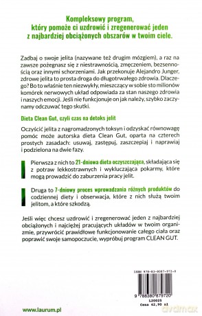 Dieta oczyszczająca jelita. Przełomowy program CLEAN GUT - Alejandro Junger [KSIĄŻKA]