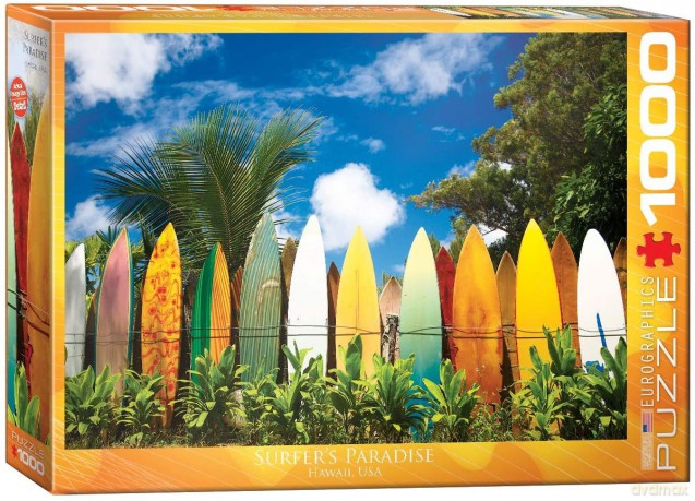EUROGRAPHICS 1000 el. Deski serfera 6000-0550 [PUZZLE]