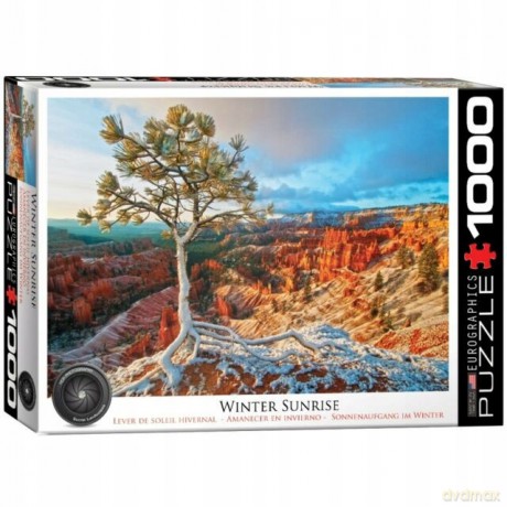 EUROGRAPHICS 1000 el. Zimowy wschód słońca 6000-0692 [PUZZLE]