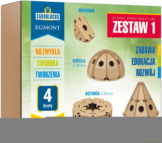 Kartonowe Klocki Konstrukcyjne Zestaw dodatkowy 1 Cardblocks [KLOCKI]