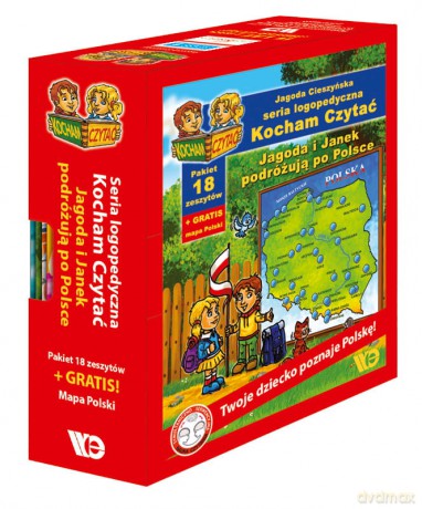 Kocham Czytać 31-48 komplet Jagoda i Janek podróżują po Polsce - Jagoda Cieszyńska [KSIĄŻKA]
