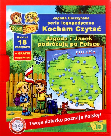 Kocham Czytać 31-48 komplet Jagoda i Janek podróżują po Polsce - Jagoda Cieszyńska [KSIĄŻKA]