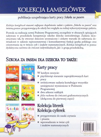 Kolekcja łamigłówek cz.2 Gimnastyka umysłu Szkoła za pasem - Marta Jelonek, Katarzyna Wójcik-Bożętka [KSIĄŻKA]