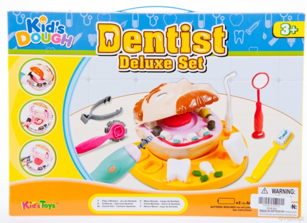 Masa plastyczna dentysta z akcesoriami