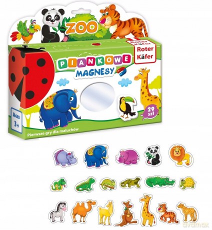 Mój mały świat magnesów Zoo RK3020-03 [PUZZLE]
