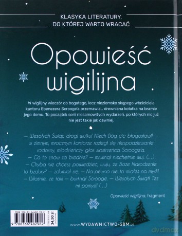 Opowieść wigilijna wyd. ekskluzywne - Charles Dickens [KSIĄŻKA]
