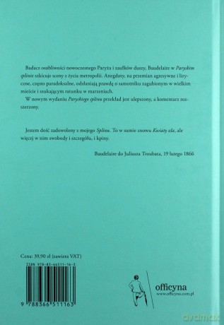 Paryski splin - Charles Baudelaire [KSIĄŻKA]